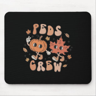 PEDS Crew Pumpkin Thanksgiving Fall Paediatrics Nu Mouse Pad