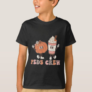 Peds Crew Pumpkin Thanksgiving Fall Paediatrics Nu T-Shirt