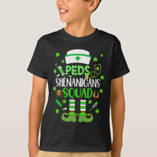 Peds Nurse Shenanigans Crew Paediatrics Nurse St P T-Shirt
