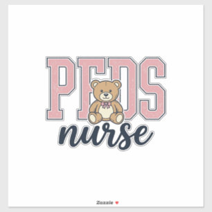 Peds Nurse Teddy Bear Vintage Shirt Design_1