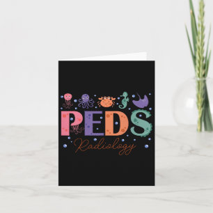 Peds Radiology Sea Animal Paediatrics Radiology Pe Card