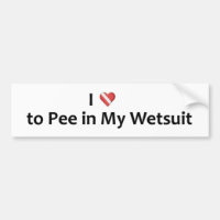 Pee in wetsuit