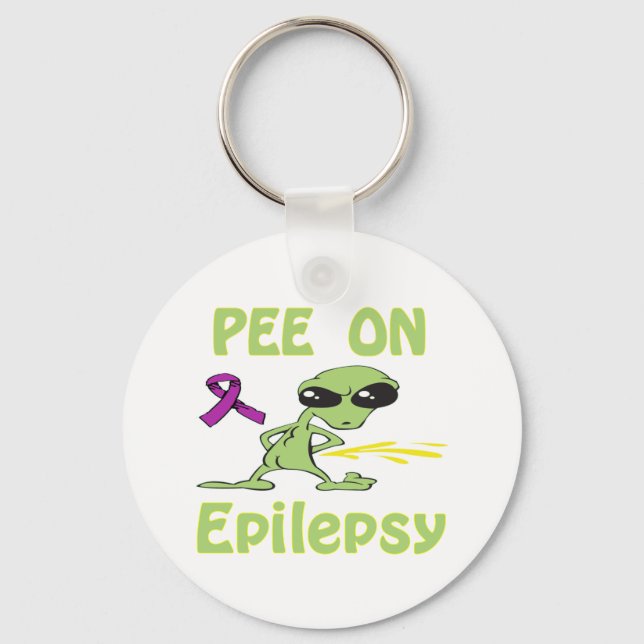 Pee On Epilepsy Keychain (Front)