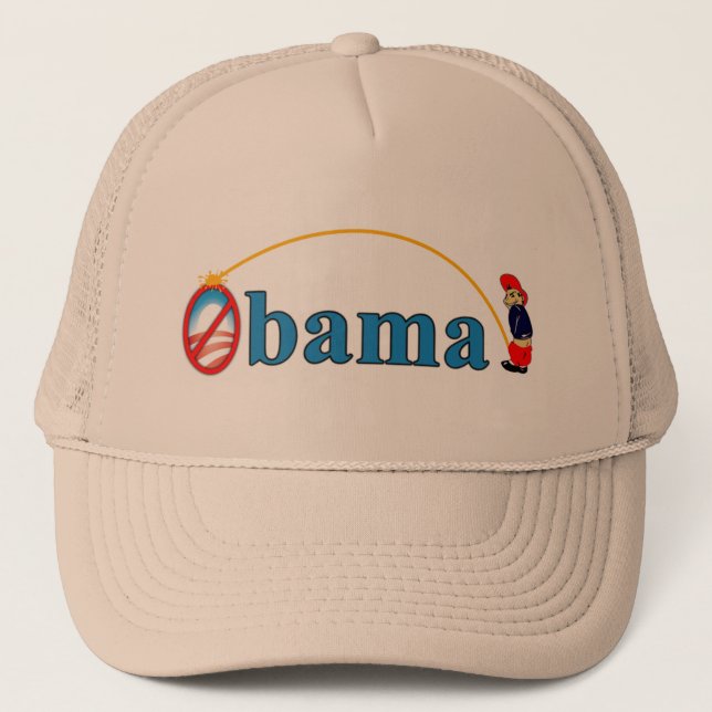 Pee on Obama Trucker Hat (Front)