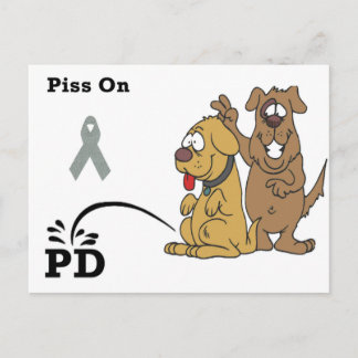 Pee on Parkinson's Disease Postcard