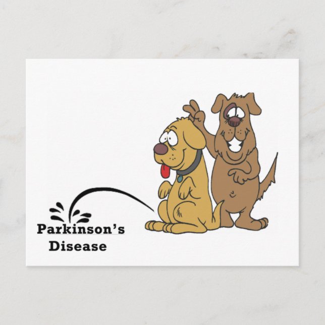 Pee on Parkinson's Disease Postcard (Front)