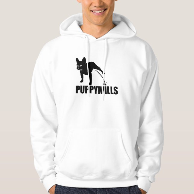 {Pee On} PUPPYMILLS FRENCHIE Hoodie (Front)