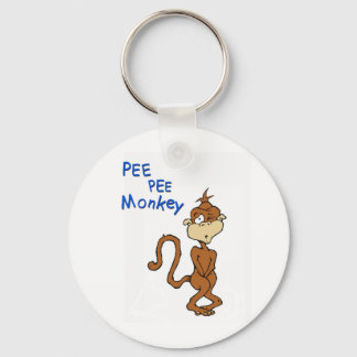 Pee Pee Monkey Key Ring