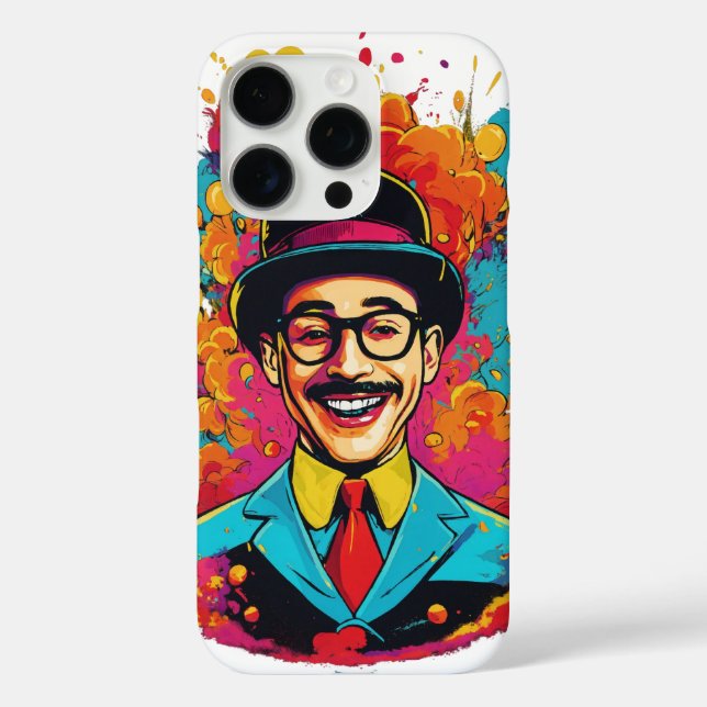 Pee Wee Herman Laughing iPhone 16 Pro Case" Case-Mate iPhone Case (Back)