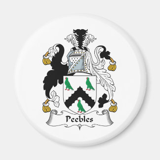 Peebles Family Crest Magnet