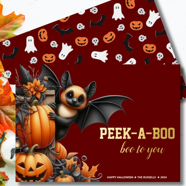 Peek-a-Boo Bat Halloween (Creator Uploaded)