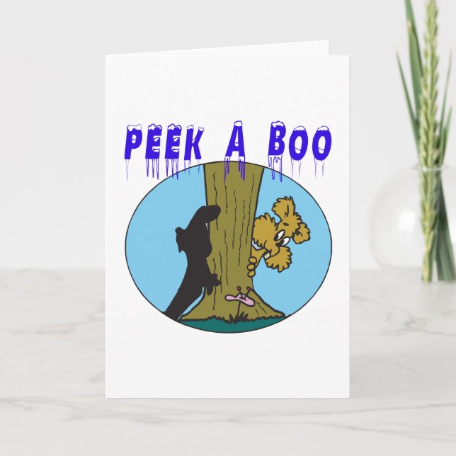 Peek A Boo Card (Front)
