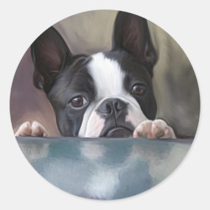 Peek A Boo Classic Round Sticker