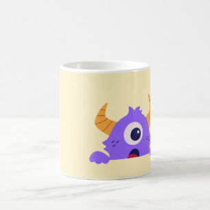 Peek-a-Boo - Cute Monster Coffee Mug