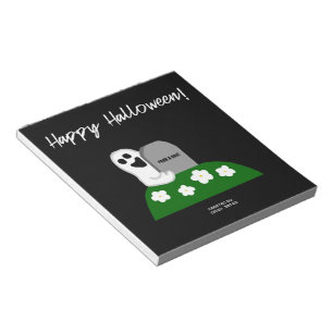 Peek-A-Boo Ghost Notepad (14 cm x 15.2 cm)