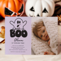 Peek A Boo Ghost Photo Birthday