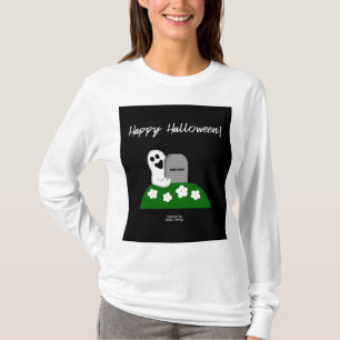 Peek A Boo Ghost Women's Long Sleeve Shirt