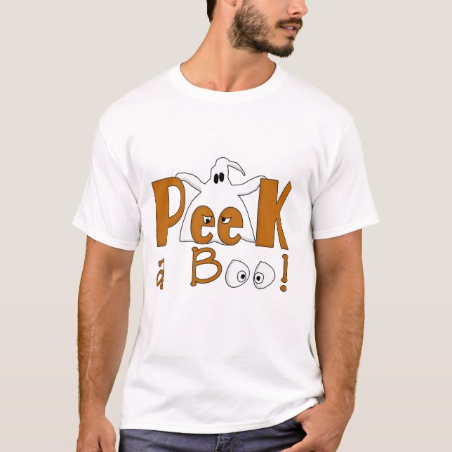 Peek A Boo Halloween T-shirts and Gifts (Front)