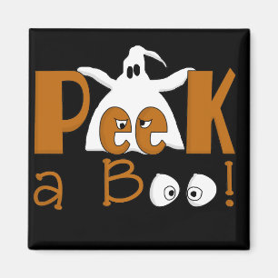 Peek A Boo Halloween T-shirts and Gifts Magnet