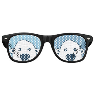 Peek-a-boo Hiding Polar Bear Party Glasses