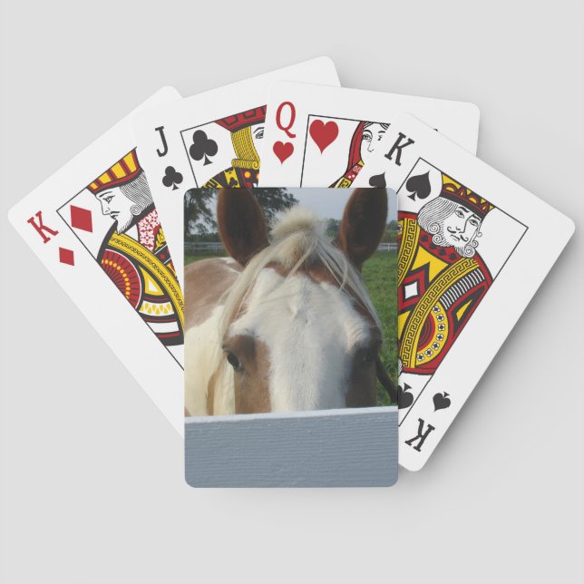 Peek a Boo Horse Playing Cards (Back)