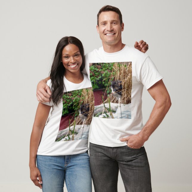 Peek-a-Boo Kitten  T-Shirt (Unisex)
