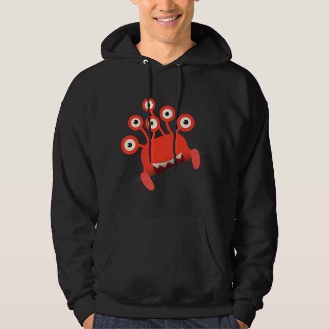 Peek-A-Boo Monster Says Hello To All The Kids And  Hoodie (Front)