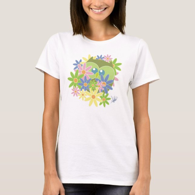 Peek-a-Boo Owl T-Shirt (Front)