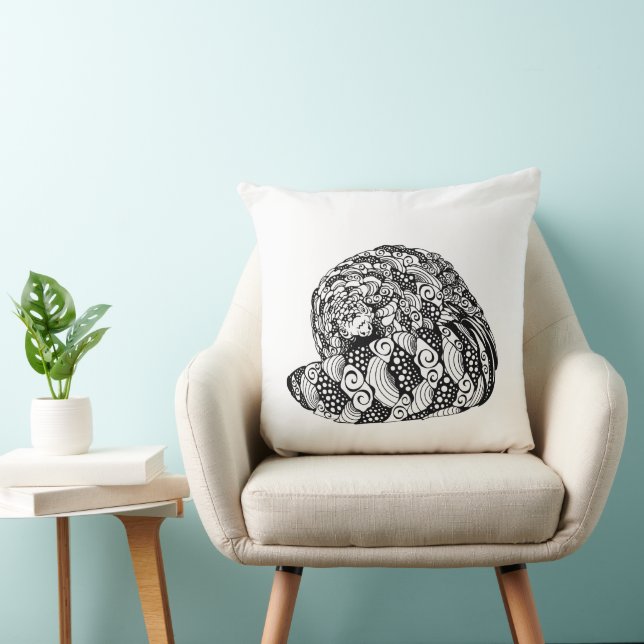 “Peek-a-Boo” Pangolin design Cushion (Chair)