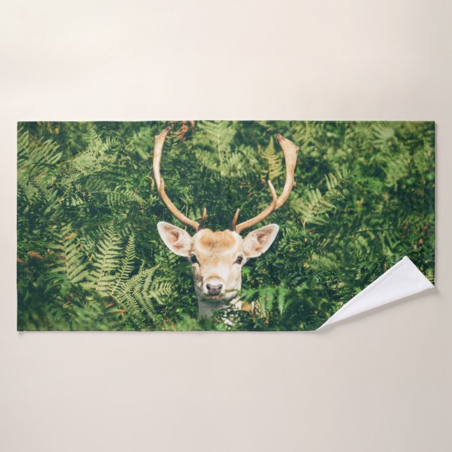 Peek a Deer  Bath Towel (Bath Towel)