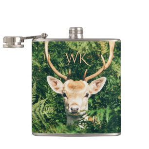 Peek a Deer Hip Flask