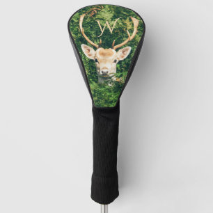 Peek a Deer Personal Initial Golf Head Cover