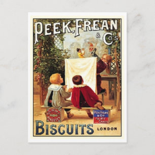 Peek Frean Cos. Biscuits London Vintage Ad Postcard