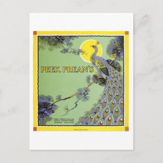 Peek Frean's Peacock Ad Postcard