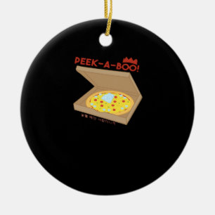 Peekabo Basic & Funny Design  Ceramic Tree Decoration