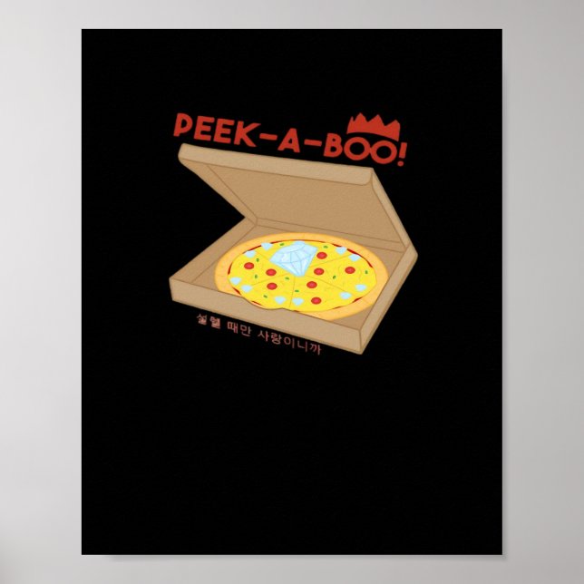 Peekabo Basic & Funny Design  Poster (Front)