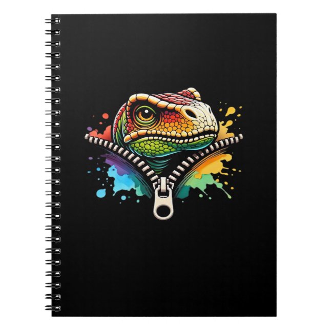 Peekabo Design For Halloween Notebook (Front)
