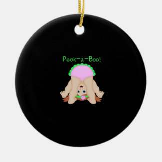 Peekabo For Halloween Ceramic Tree Decoration