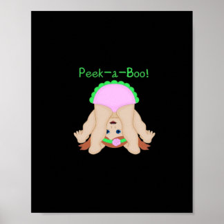 Peekabo For Halloween Poster