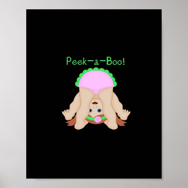 Peekabo For Halloween Poster (Front)
