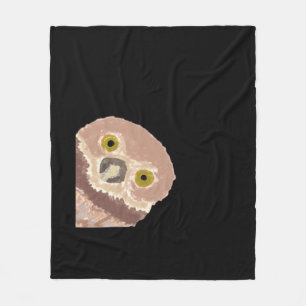 Peekabo Funny Design For Halloween Fleece Blanket