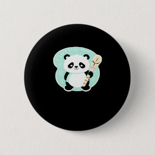 Peekabo Panda 6 Cm Round Badge