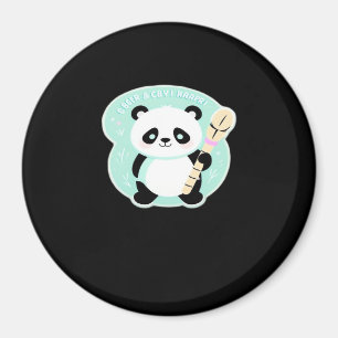 Peekabo Panda Magnet