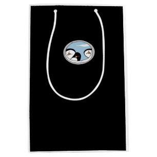 Peekabo Penguins Medium Gift Bag