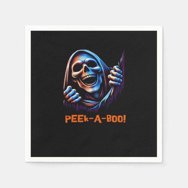 Peekabo Poltergeist Prankster Napkin (Front)
