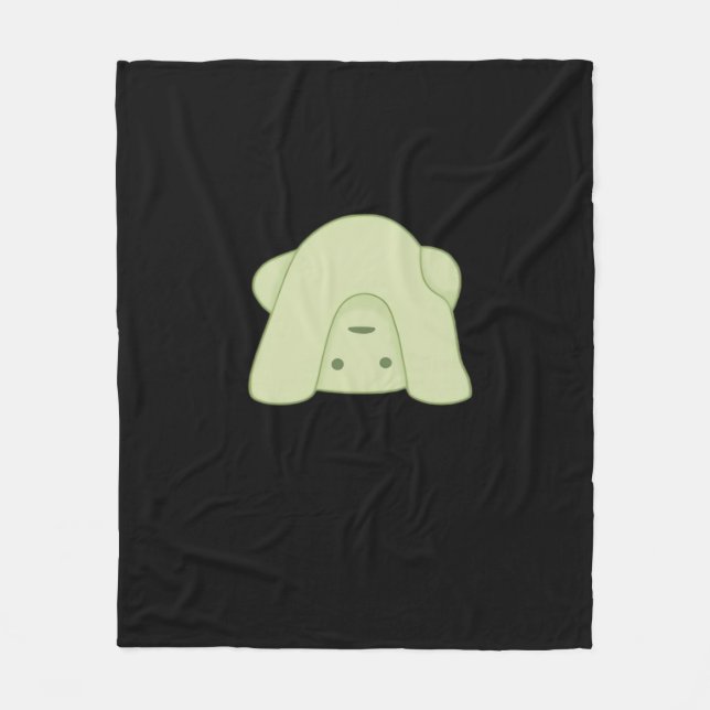 Peekabo Smiski Fleece Blanket (Front)