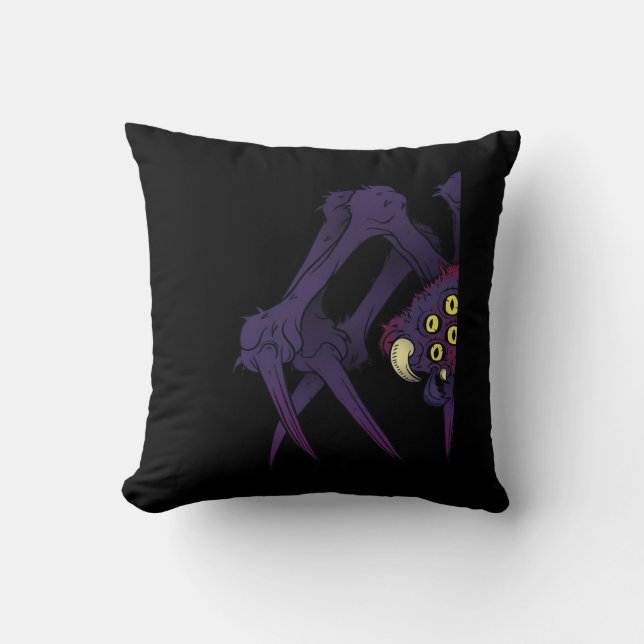 Peekabo Spider Cushion (Front)
