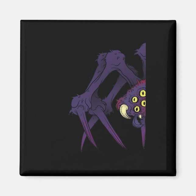 Peekabo Spider Magnet (Front)