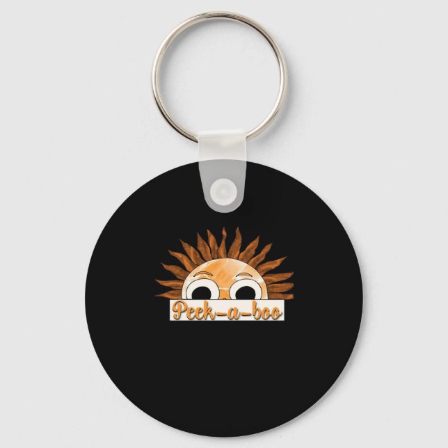 Peekabo Sunshine Key Ring (Front)