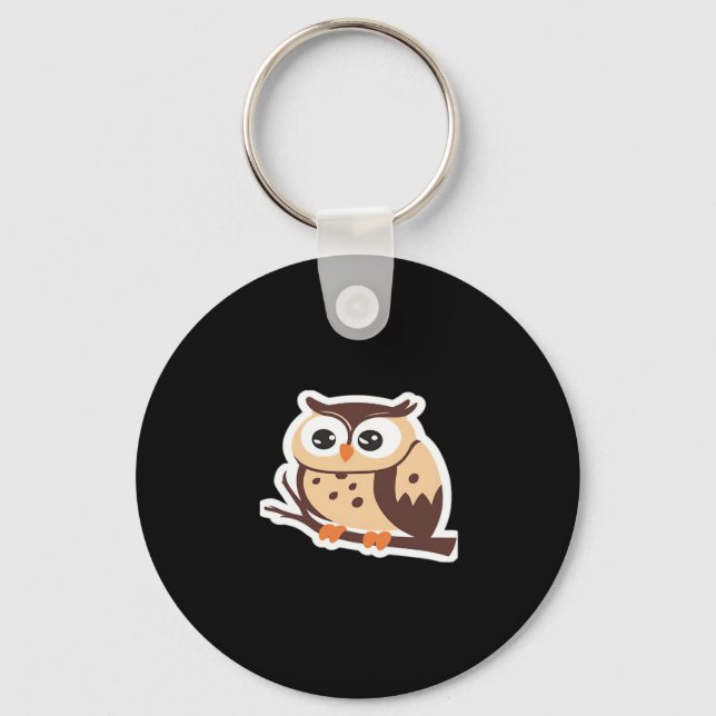 Peekabo Viral Halloween Key Ring (Front)